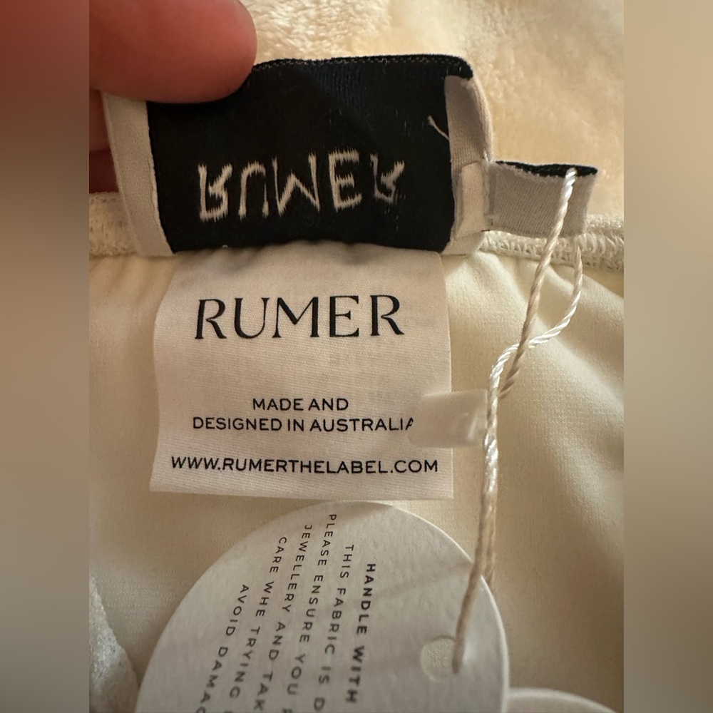 Rumer the label white strapless swimsuit- M - Picture 9 of 12